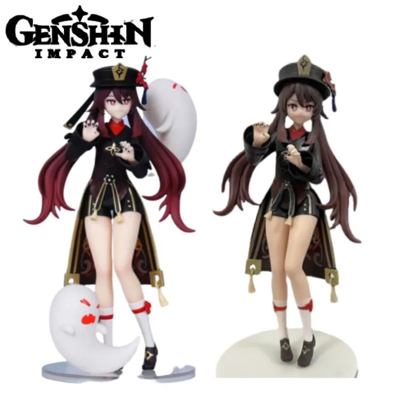 19cm Genshin Impact Anime Figure Genshin Impact Hu Tao Action Figure Figurine Collection PVC Model Doll 1 - Genshin Impact Plush