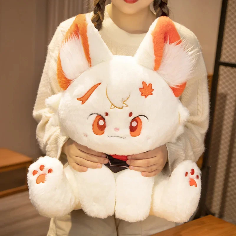 32 44cm Genshin Impact Kaedehara Kazuha Cat Plush Toy Cartoon Soft Stuffed Animal Doll Cute Home 2 - Genshin Impact Plush