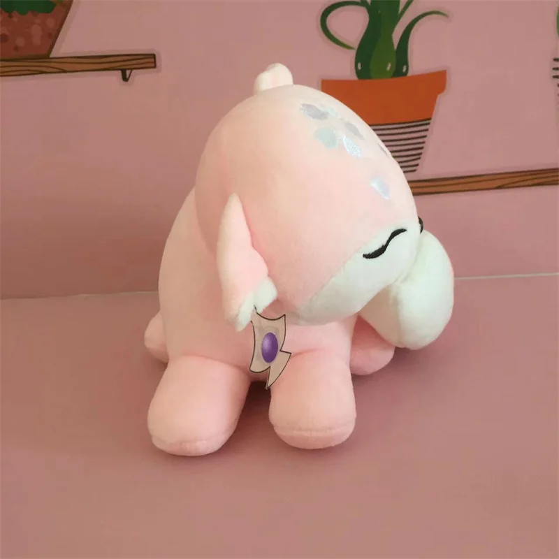 Anime Genshin Impact Yae Miko Pink Fox Cosplay Plush Doll Toy 20cm Game Animal Cute Soft 5 - Genshin Impact Plush
