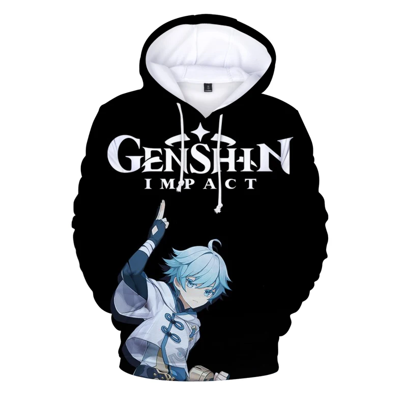 Genshin Impact 3D Hoodie Sweatshirts Men Women Hip Hop Casual Hoodie for Teens Boy Pullover Hip 2 - Genshin Impact Plush