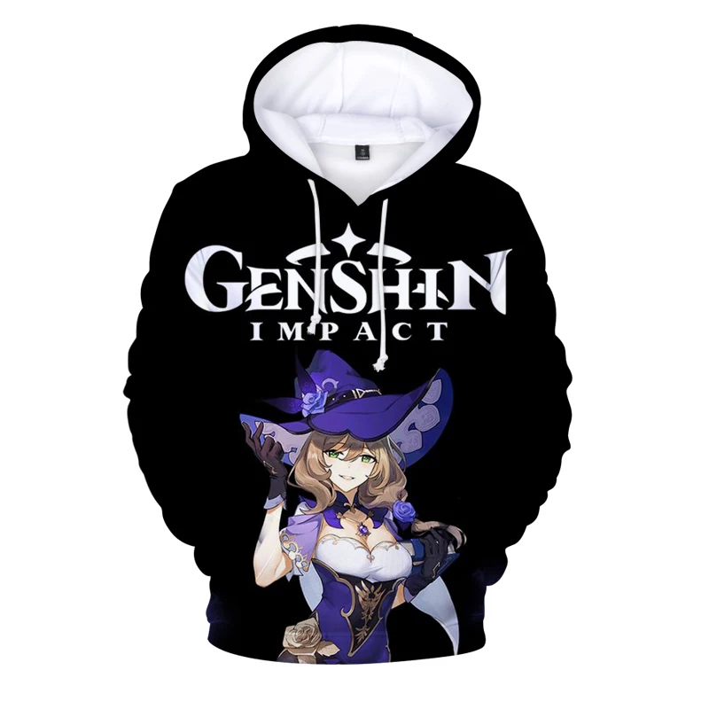 Genshin Impact 3D Hoodie Sweatshirts Men Women Hip Hop Casual Hoodie for Teens Boy Pullover Hip 4 - Genshin Impact Plush