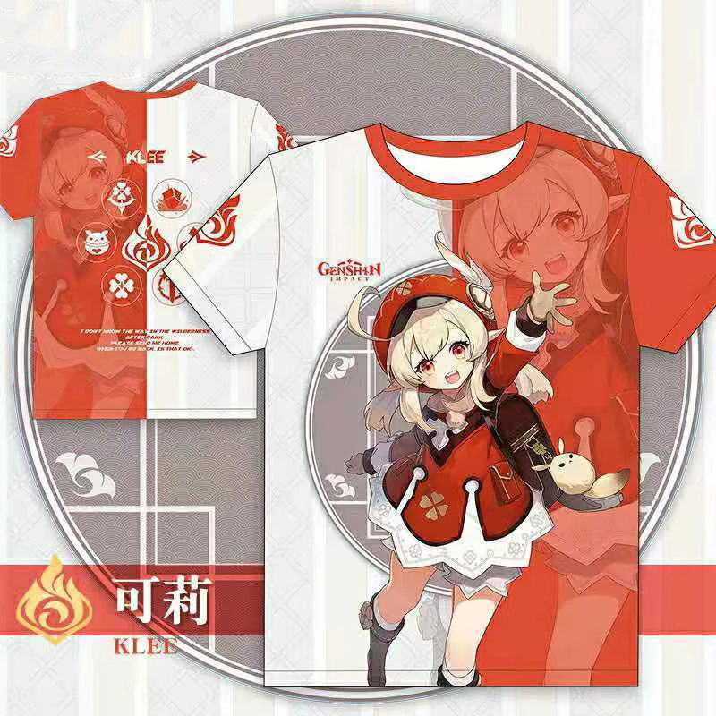 Genshin Impact 3D Print T Shirts Anime Game Kawaii Girls Streetwear Keqing Xiao Men Women Oversized 4 - Genshin Impact Plush
