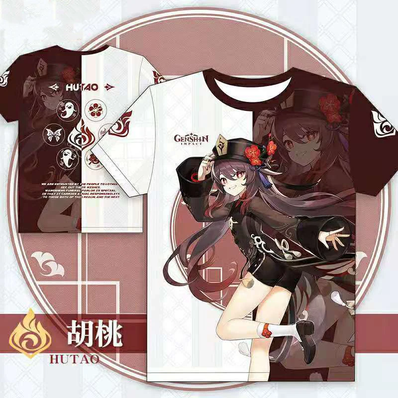 Genshin Impact 3D Print T Shirts Anime Game Kawaii Girls Streetwear Keqing Xiao Men Women Oversized 5 - Genshin Impact Plush