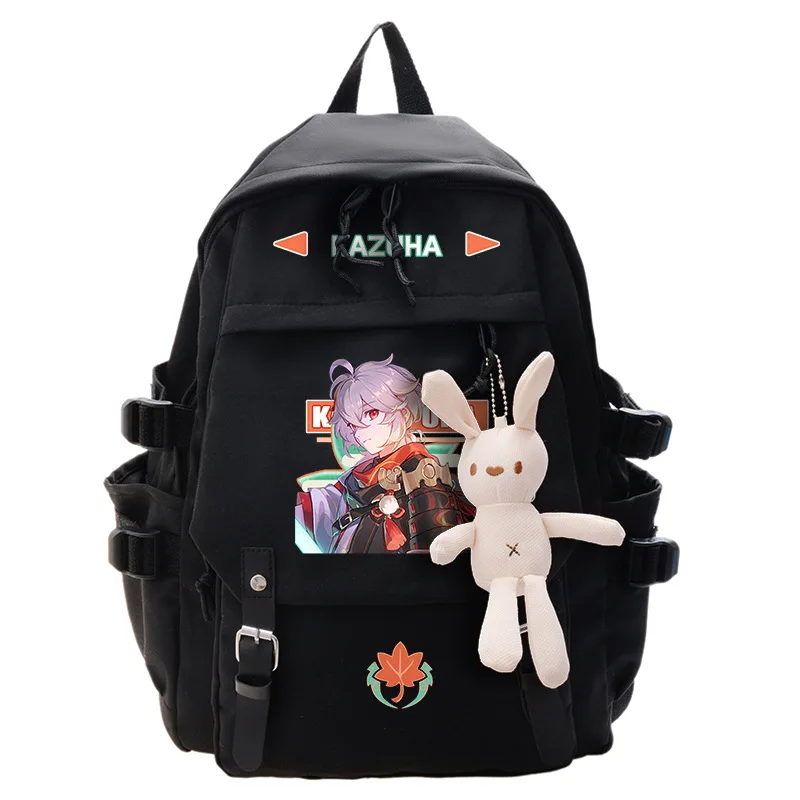 Genshin Impact Anime Cosplay Students School Bag Backpack Klee Cartoon Bookbag Laptop Travel Rucksack Outdoor Boys 4 - Genshin Impact Plush