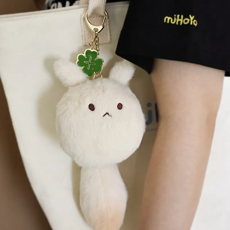 Genshin Impact Klee Dodoco Keychain Plush Pendant Stuffed Animal Doll Cartoon Cute Backpack Keyring Pom Pom - Genshin Impact Plush