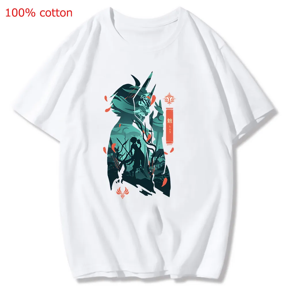 Genshin Impact Printing Tshirts Xiao Venti Print Tee Shirts Hu Tao Zhong Li Graphic T shirt 2 - Genshin Impact Plush