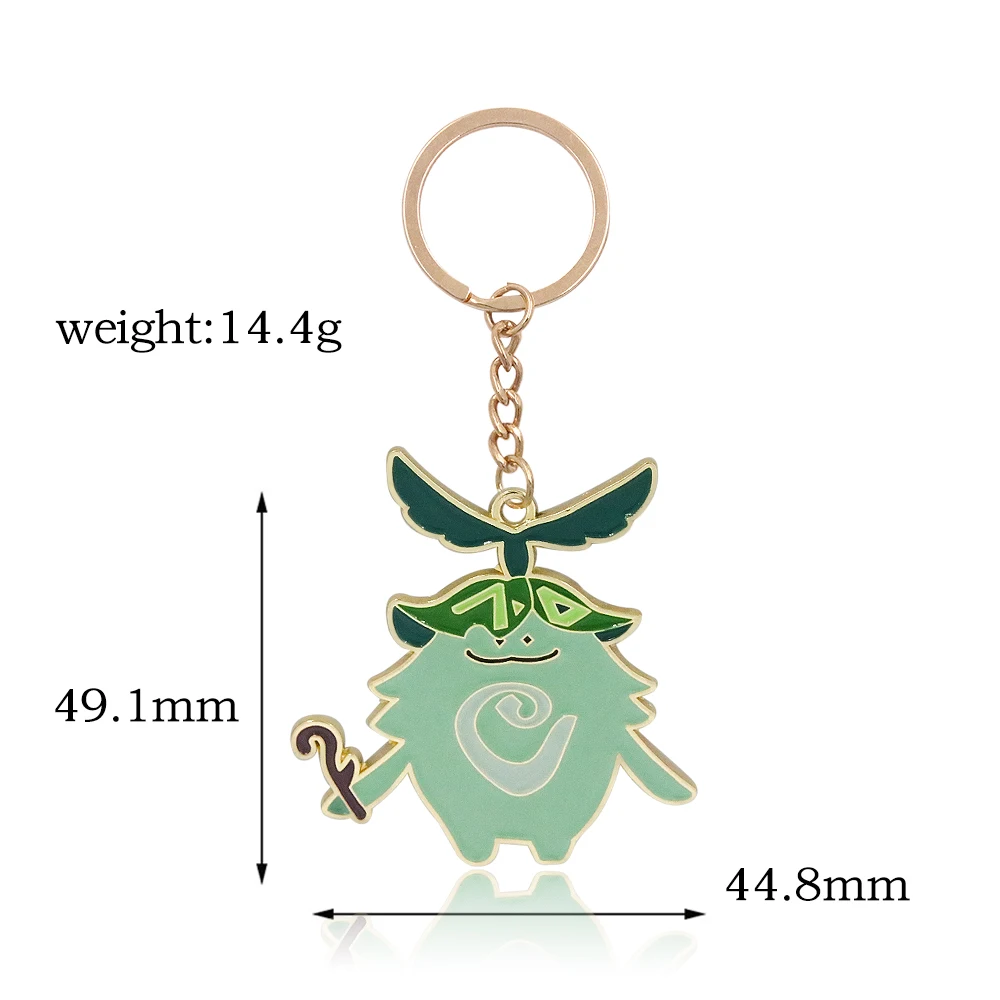 Genshin Impact Sumeru Aranara Arama Keychain Kawaii Figure Pendant Key Chain for Fans Collection Jewelry Christmas 5 - Genshin Impact Plush