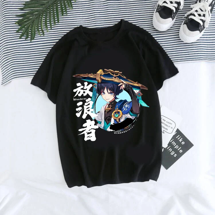 Genshin Impact T Shirt Kawaii Hu Tao Graphic Tees Xiao Kaedehara Kazuha T shirt Hip Hop 1 - Genshin Impact Plush