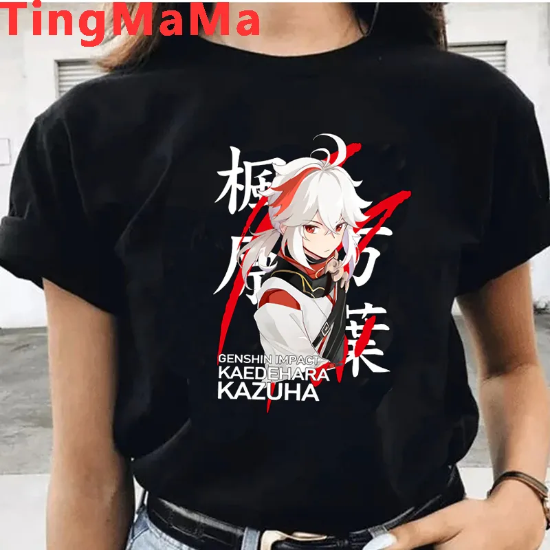 Hot Genshin Impact T Shirt Men Kawaii Hu Tao Graphic Tees Xiao Kaedehara Kazuha T shirt 1 - Genshin Impact Plush